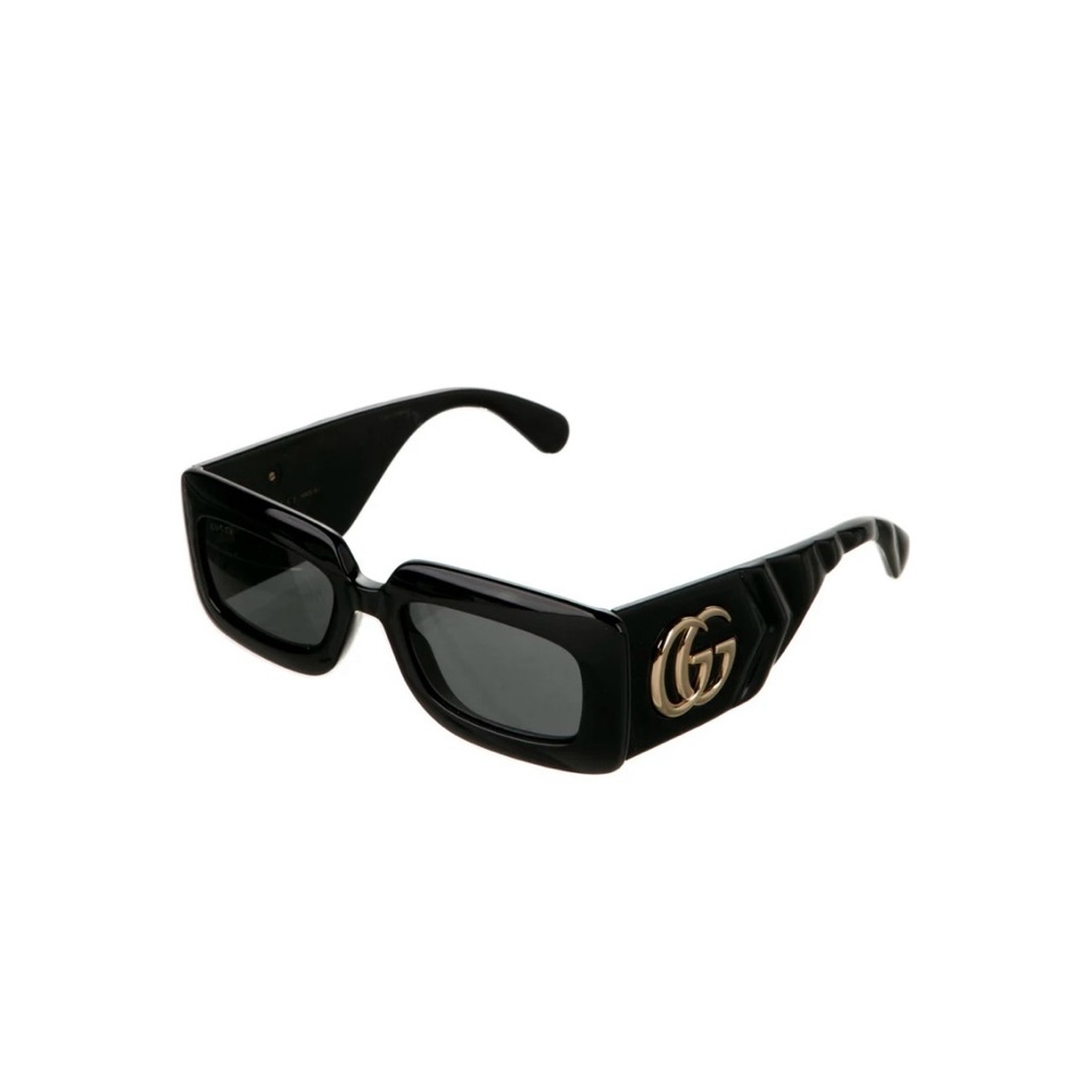 Double G Logo Square Sunglasses